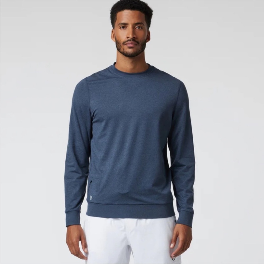 Vuori Men’s Ponto Performance Crewneck Sweatshirt Medium